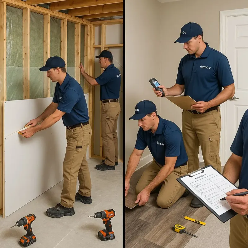 Repairs and Reconstruction process in Sackets Harbor, NY